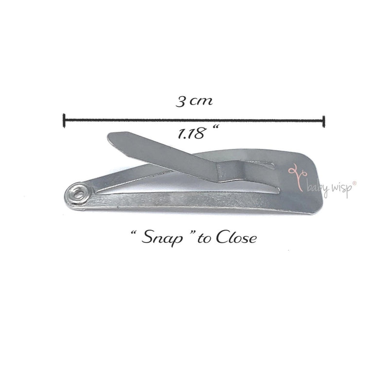 Chelsea Boutique Grosgrain Bows 5 Pack Snap Clips