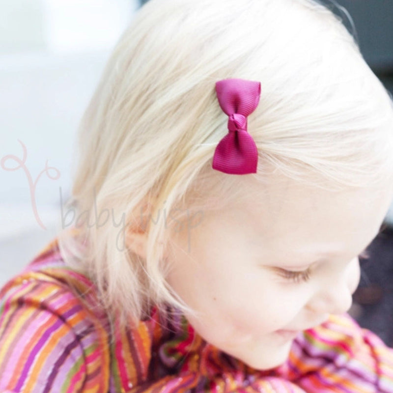 Diya Todder Ribbon Hairbows 2 Pack Alligator Clips