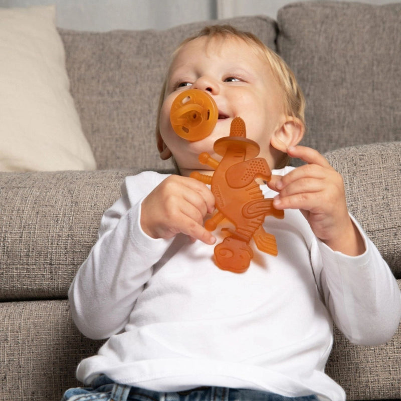 Natural Rubber + Baltic Amber Teether, Dibly