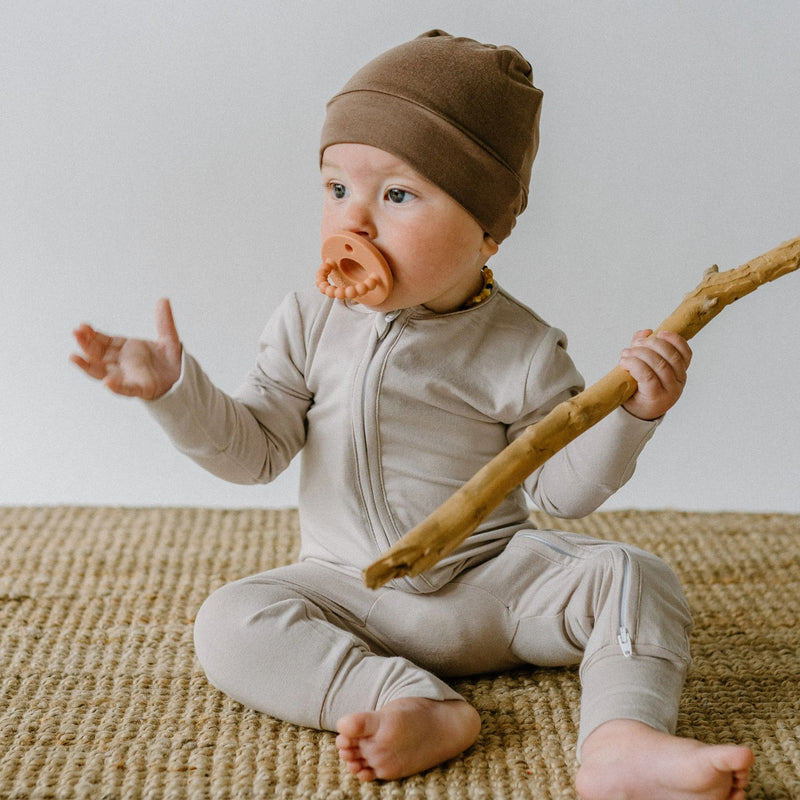 Bamboo Footless Sleeper with Fold-over Cuffs