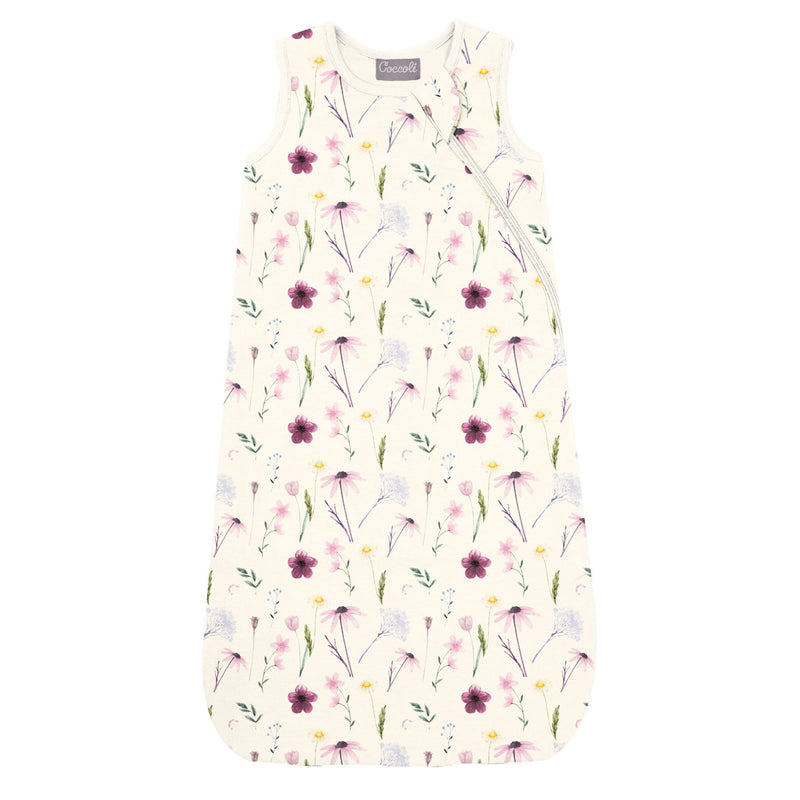 Modal 1.5 Togs Sleepsack, Floral on Cream