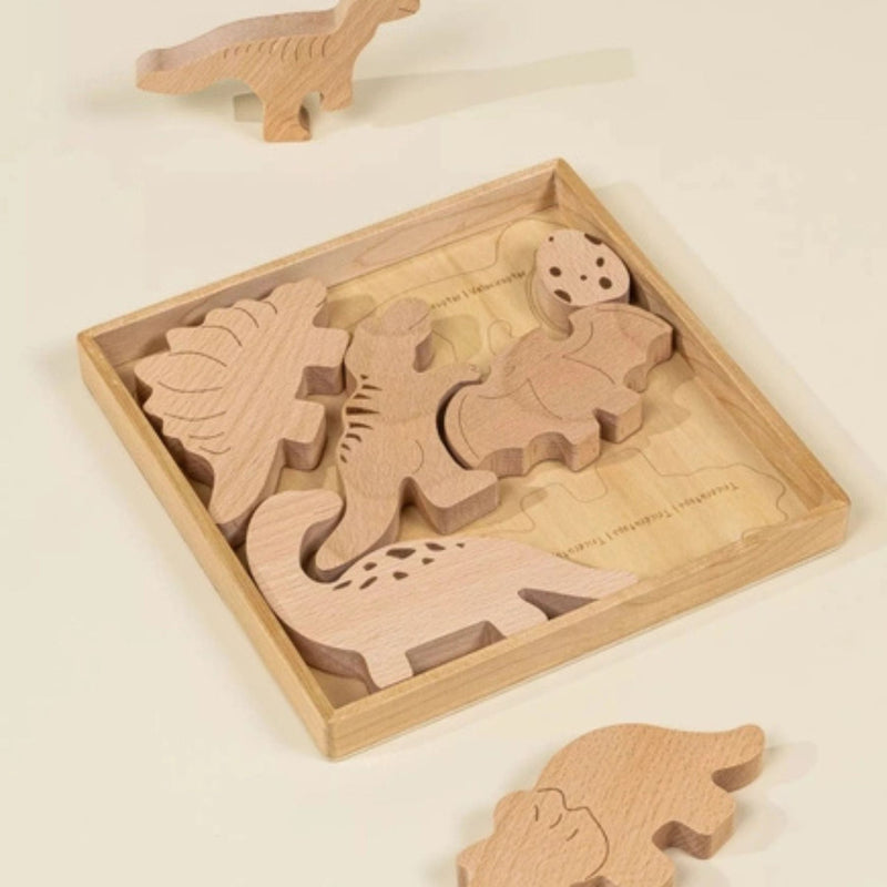 Wooden Balance Puzzle - Dino