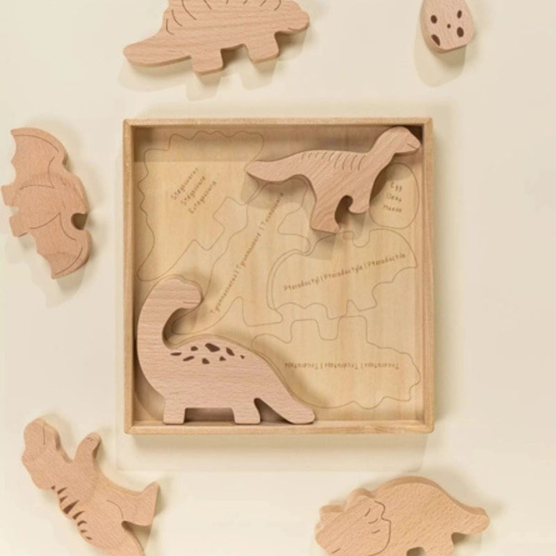 Wooden Balance Puzzle - Dino