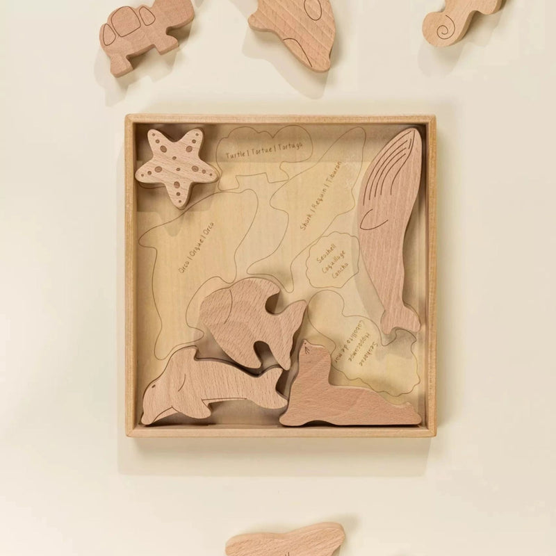 Wooden Balance Puzzle - Under the Sea