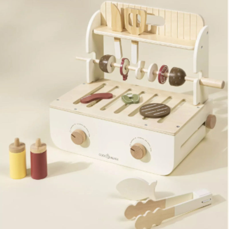 Wooden Barbecue Playset