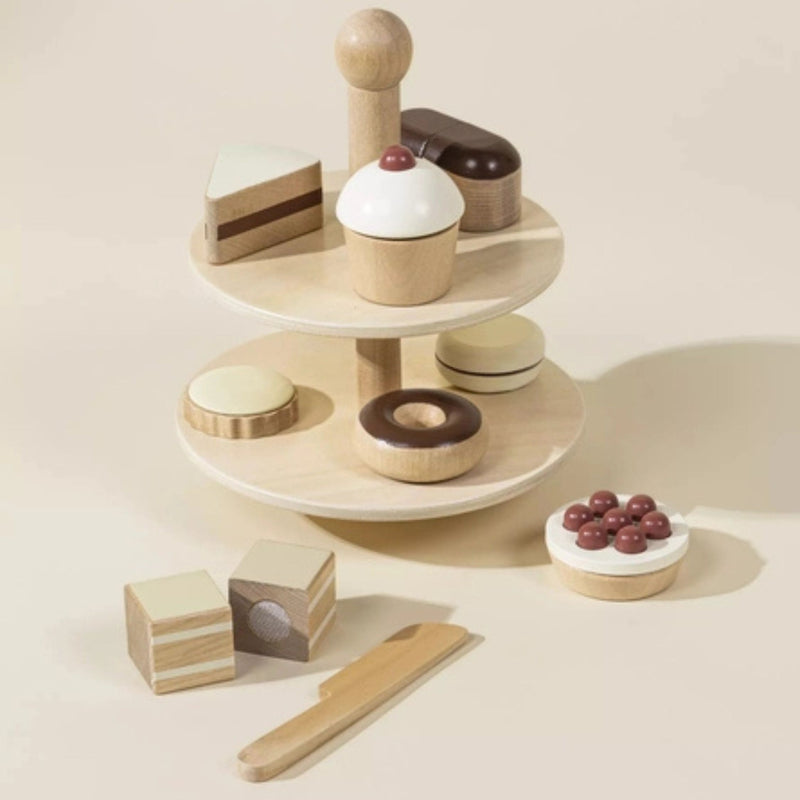 Wooden Desserts Tower