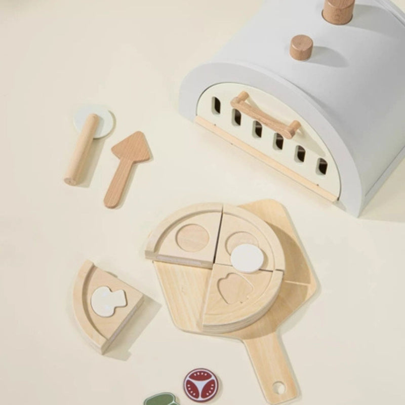 Wooden Pizza Oven Playset