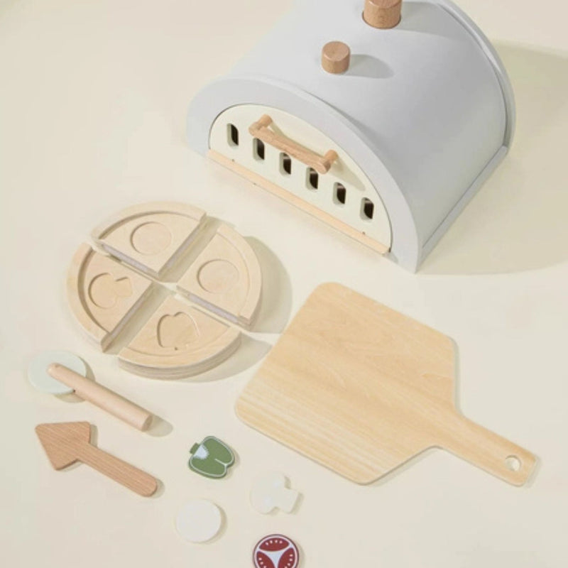 Wooden Pizza Oven Playset
