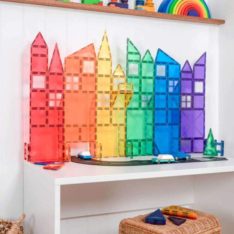 Magnetic Tiles Rainbow - Creative Pack 102 pcs