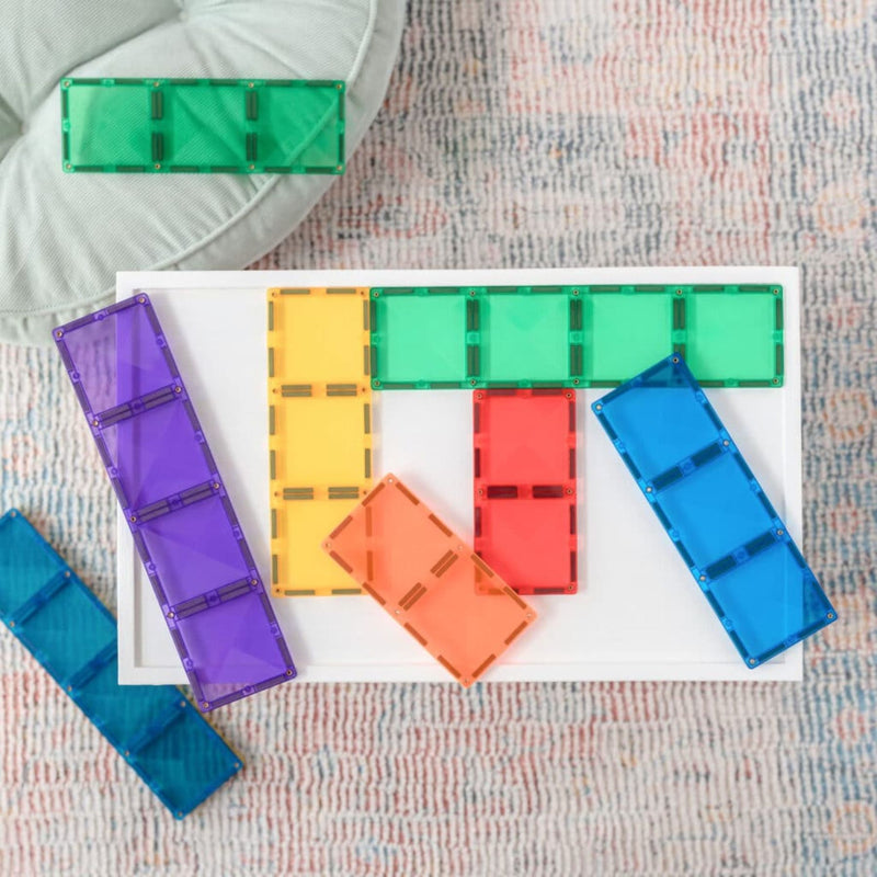 Magnetic Tiles Rainbow - Rectangle Pack 18 pcs