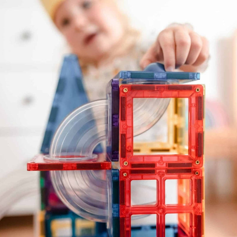 Magnetic Tiles Rainbow - Ball Run Pack 92 pcs