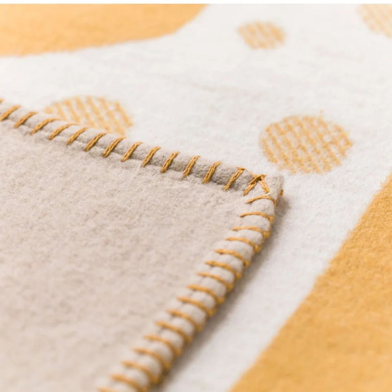 Lili Baby Blanket Embroidered Giraffe