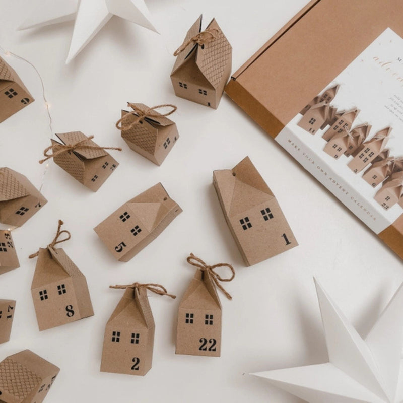 DIY Advent Calendar Houses Kit