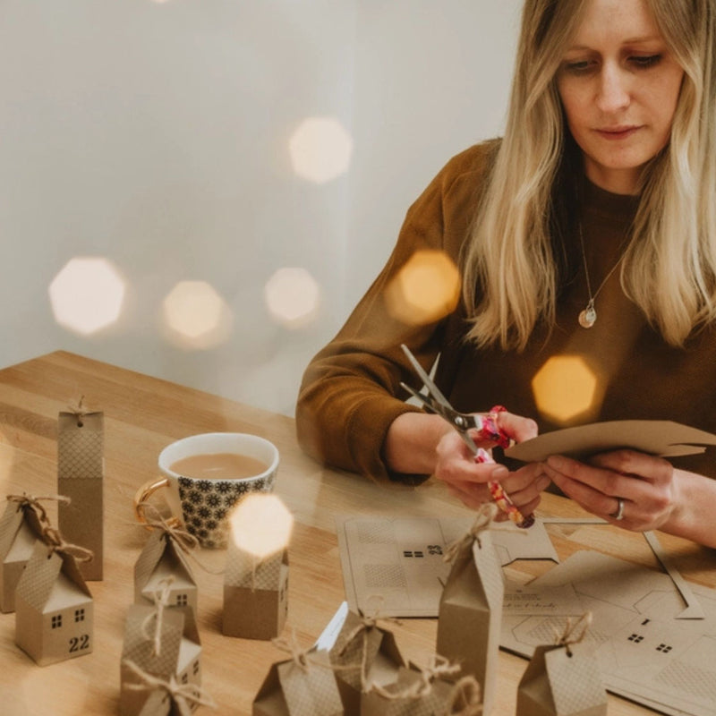 DIY Advent Calendar Houses Kit