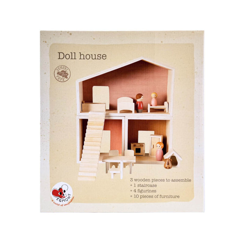 Wooden Scandinavian Dollhouse
