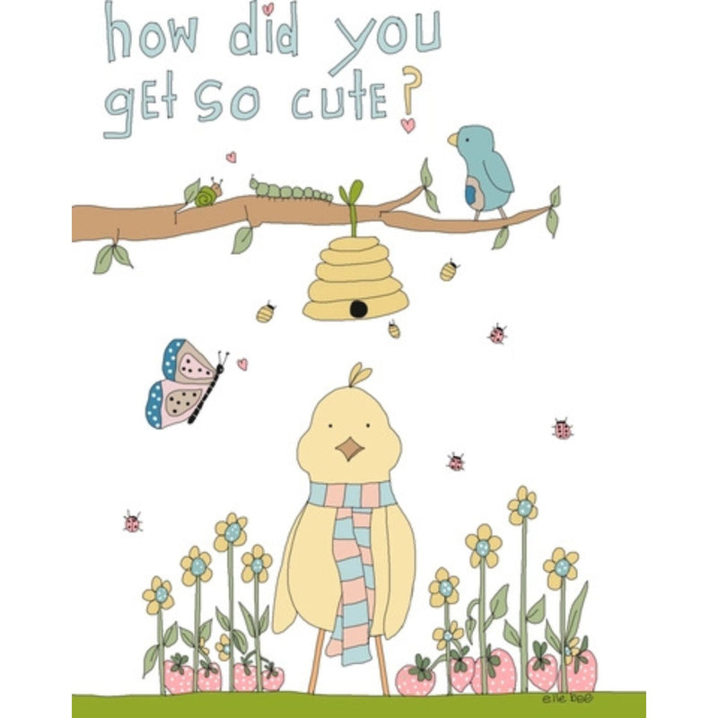 how did you get so cute? | Duck and Beehive, Birthday Card