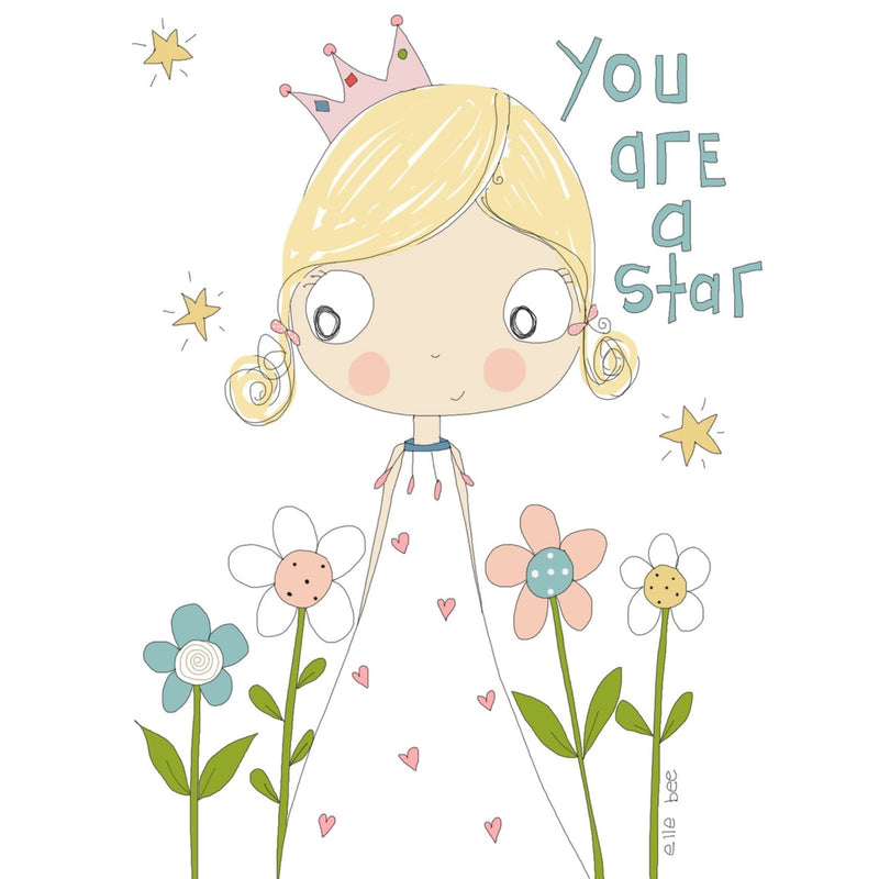 You are a Star | Little Princess, Birthday Card