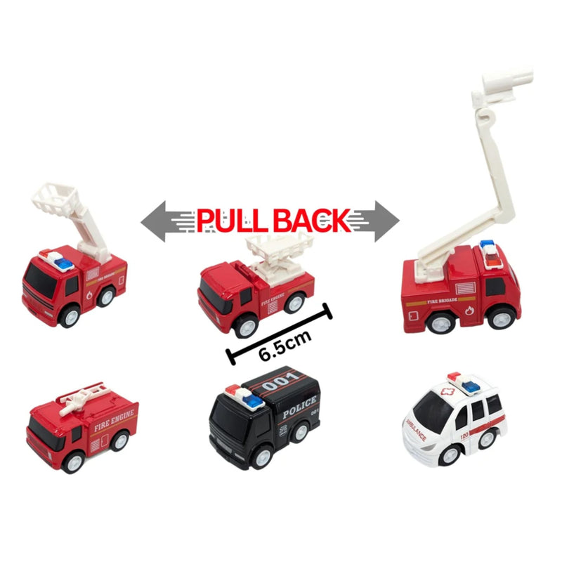 Mini Emergency Vehicle Die-Cast Car