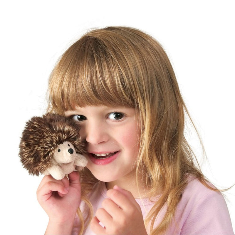 Mini Hedgehog Finger Puppet