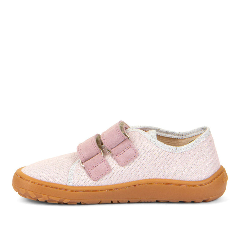 Barefoot Double Velcro Canvas Kid's Slippers - Extra Grip Outsole