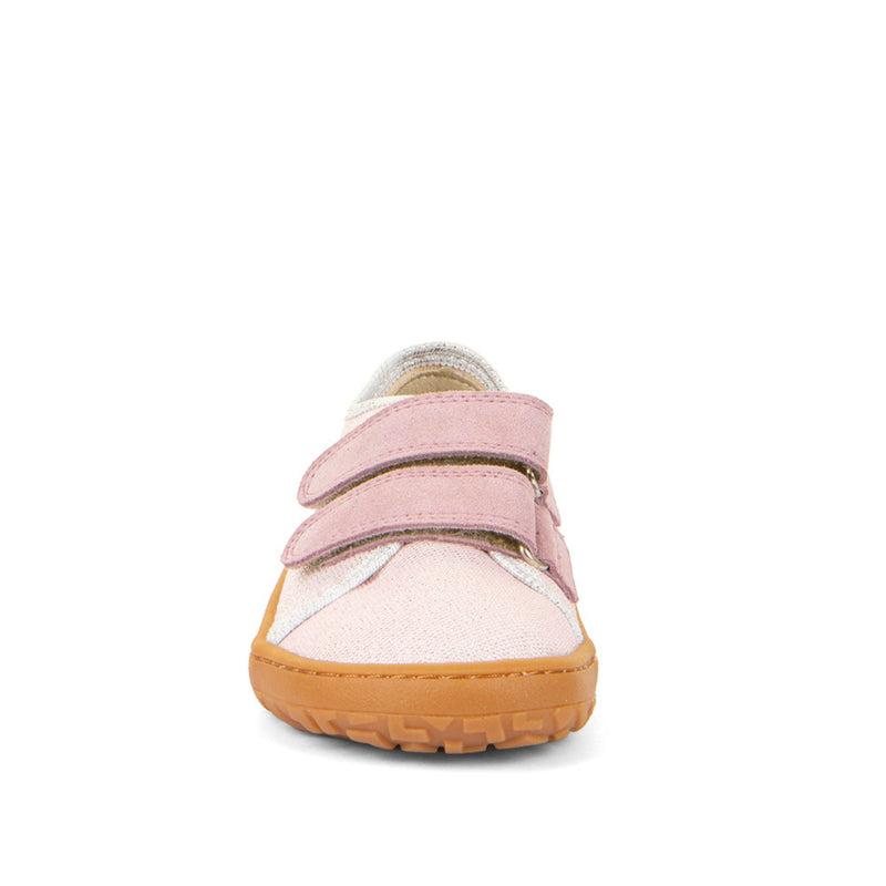 Barefoot Double Velcro Canvas Kid's Slippers - Extra Grip Outsole