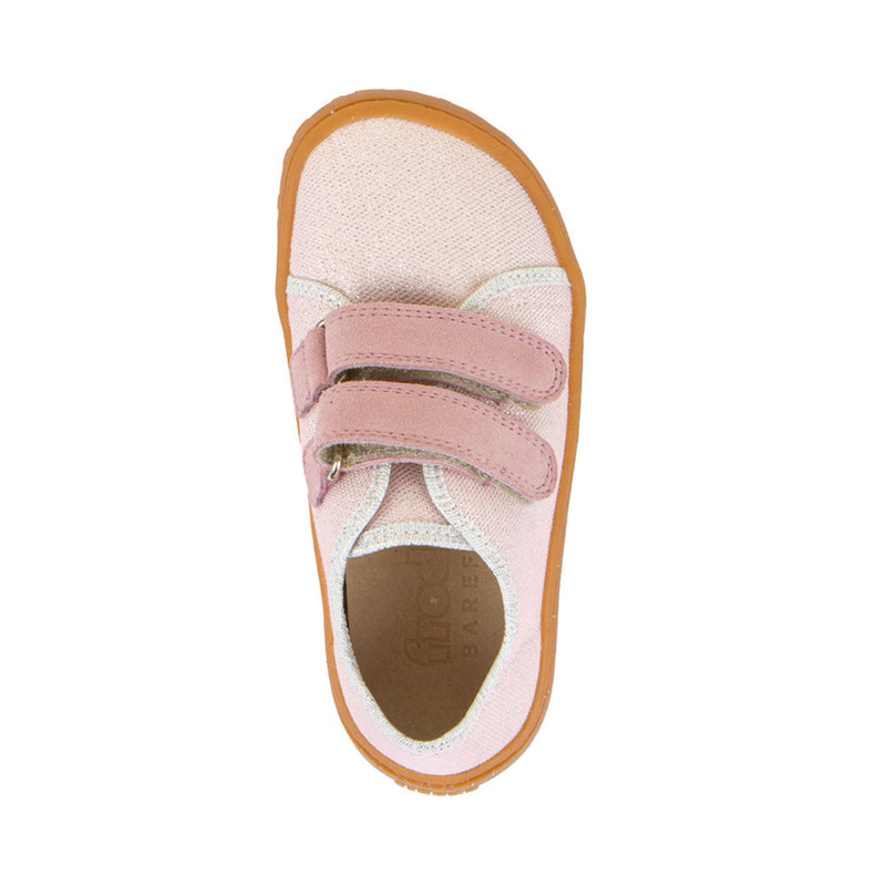 Barefoot Double Velcro Canvas Kid's Slippers - Extra Grip Outsole