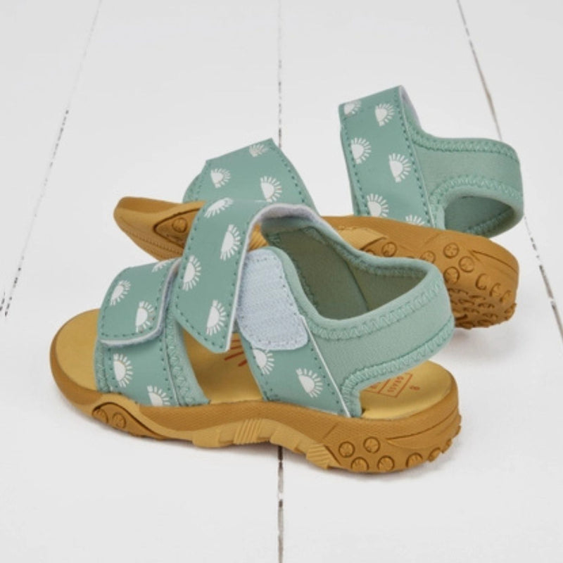 Grass + Air Colour-Changing Sandals Pistachio