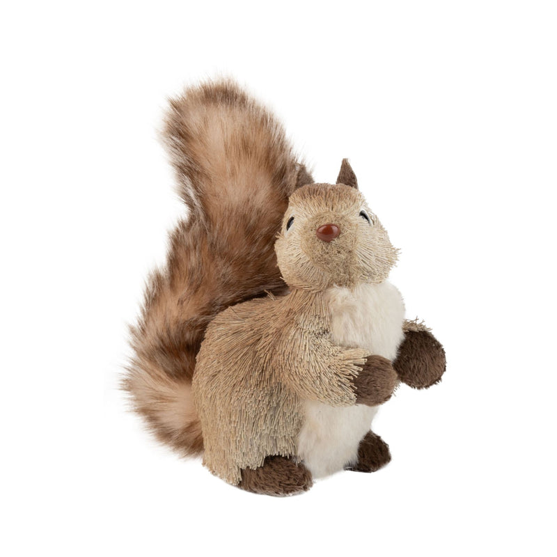 Grass Covered Squirrel Table Decor