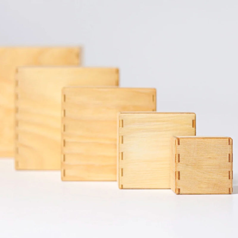 Stacking Boxes Small, Natural