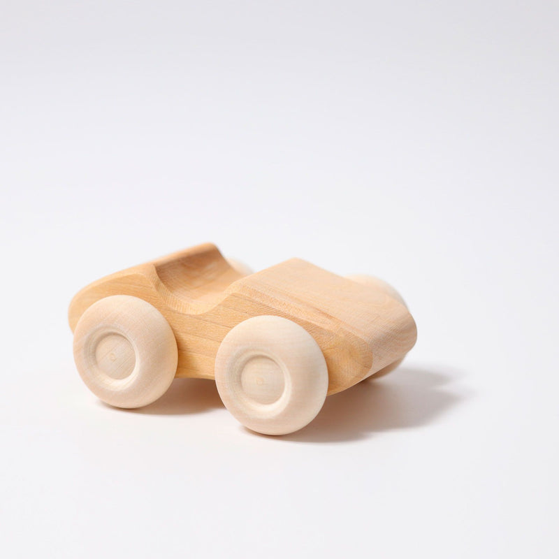 Wooden Car, Natural