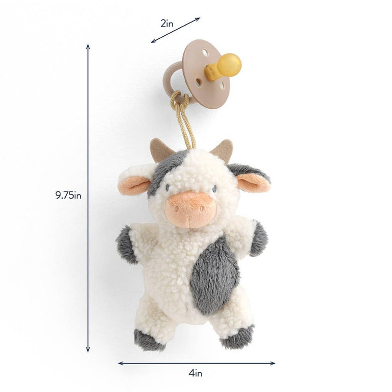Bitzy Pal Natural Rubber Pacifier + Plush