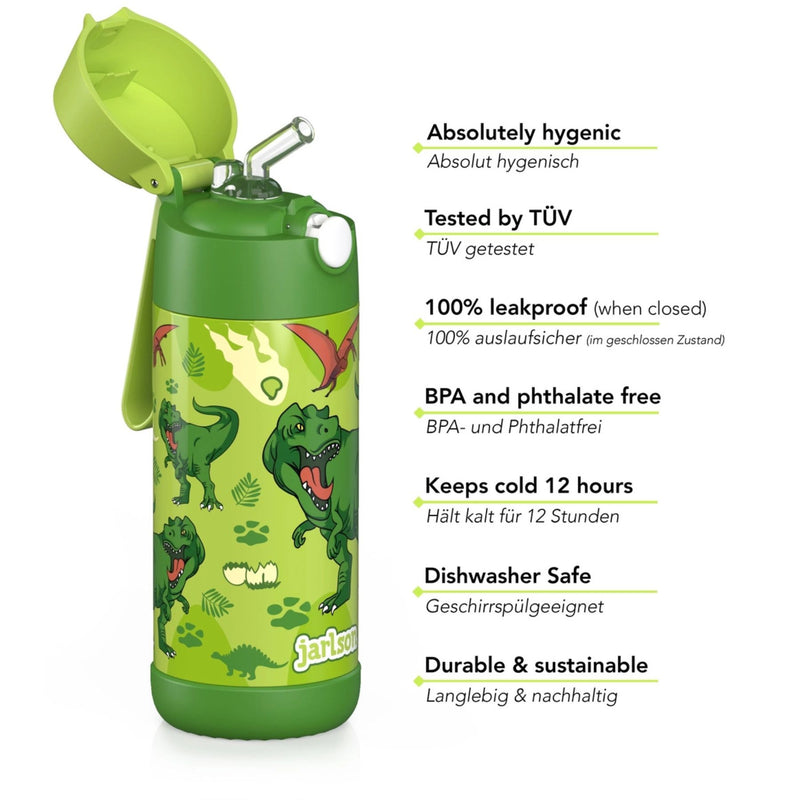 Charli Insulated Stainless Steel Straw Water Bottle, 350ml