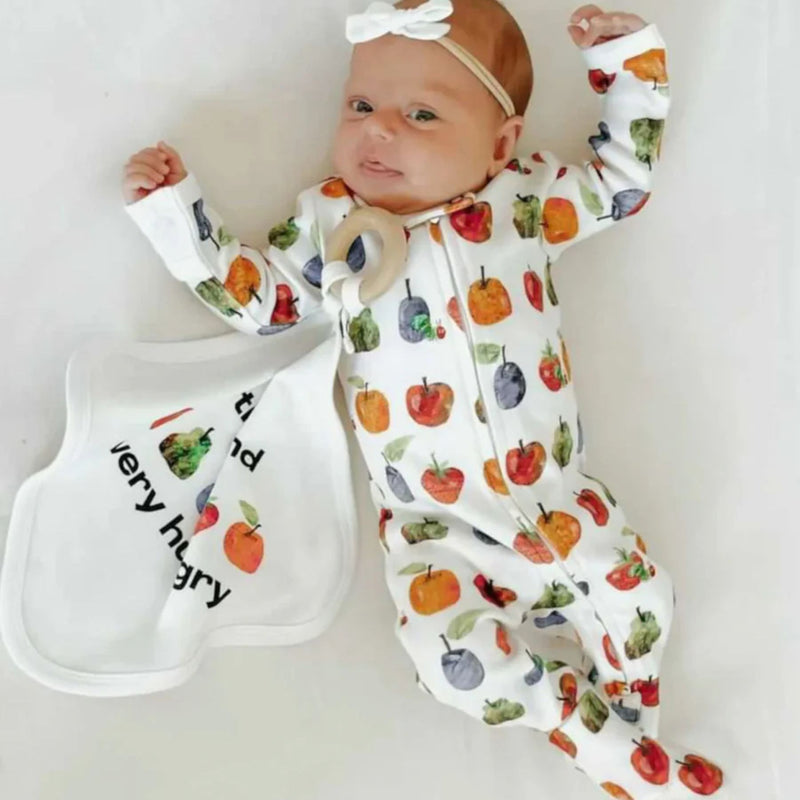 Eric Carle Organic Zipper Footie