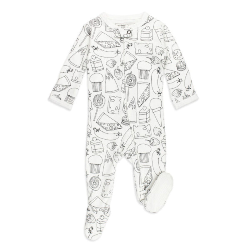 Eric Carle Organic Zipper Footie