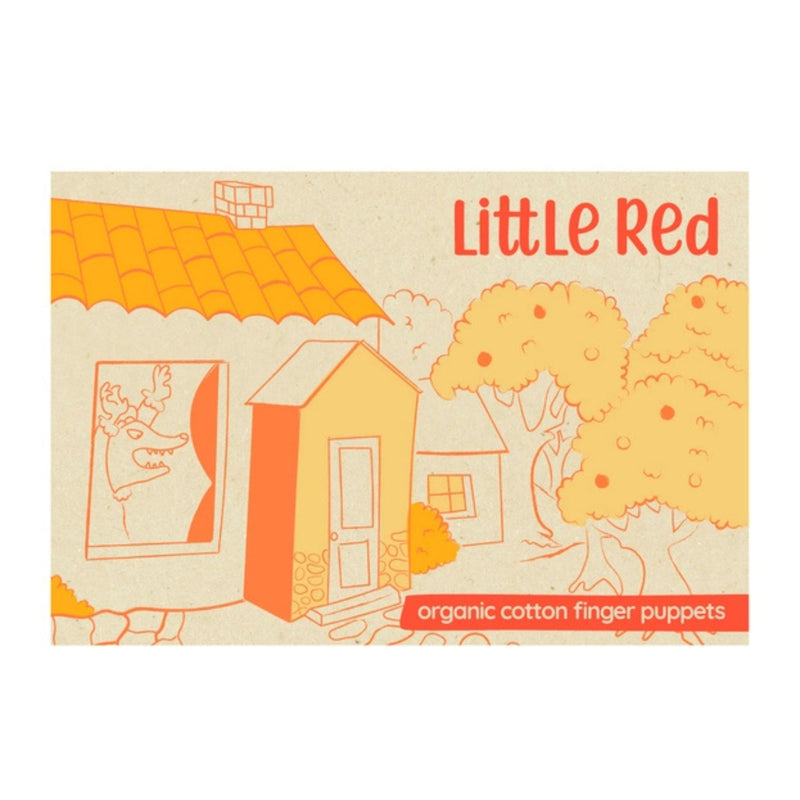 Organic Cotton Finger Puppets Story Pack - Little Red