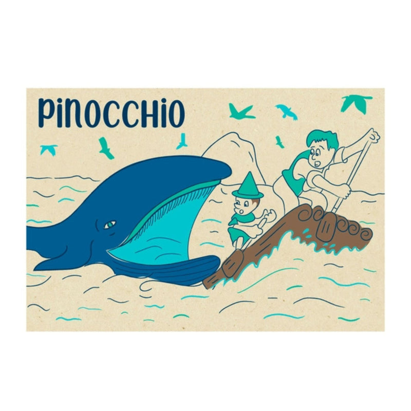 Organic Cotton Finger Puppets Story Pack - Pinocchio