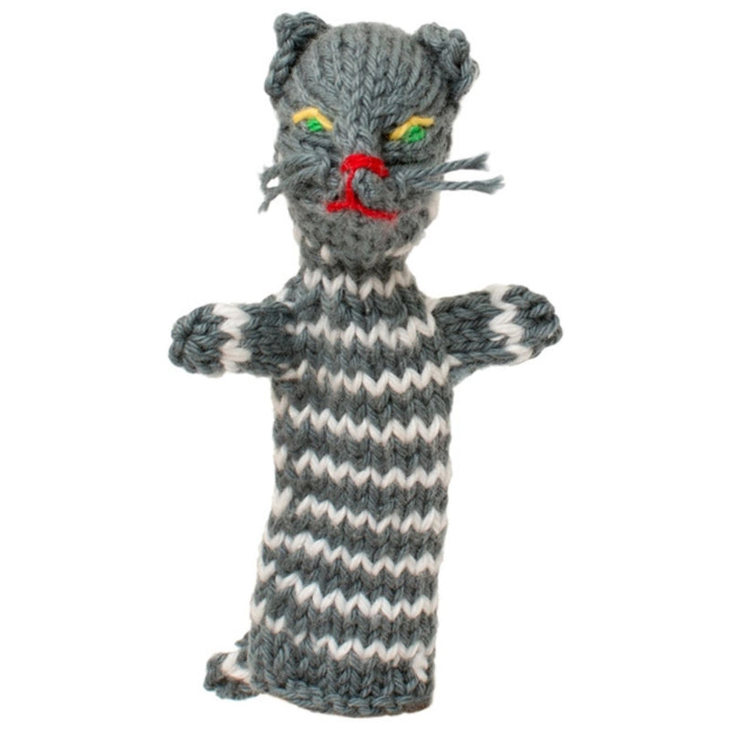 Organic Cotton Finger Puppet - Cat