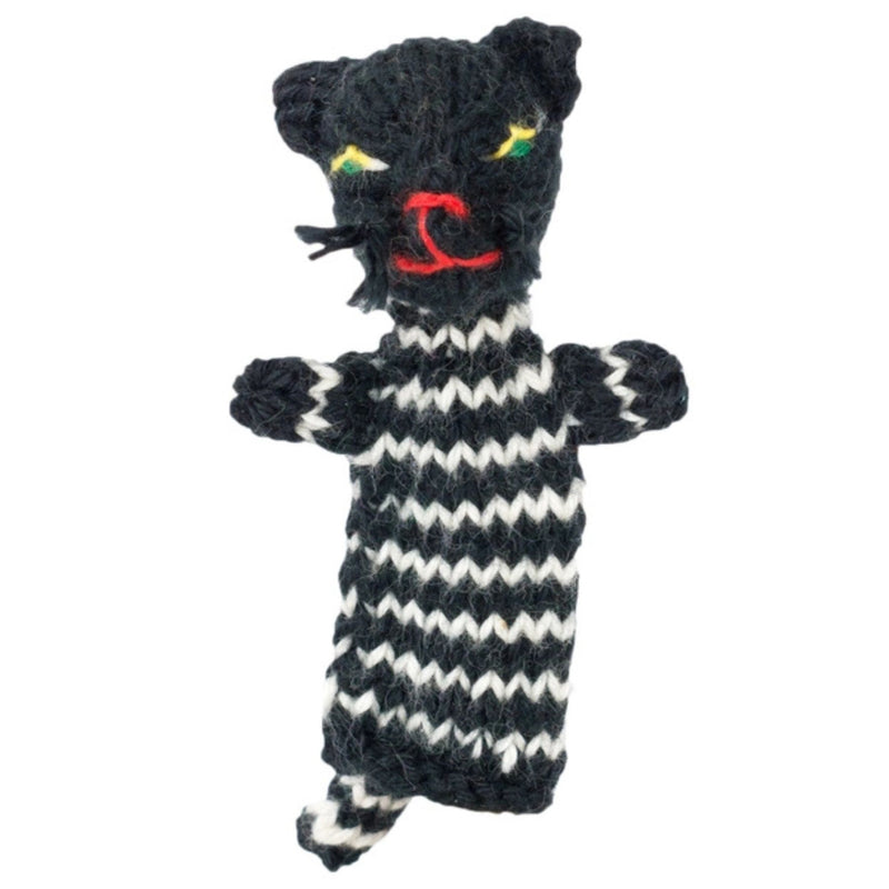 Organic Cotton Finger Puppet - Cat