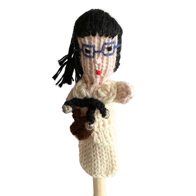 Organic Cotton Finger Puppet - Doctor