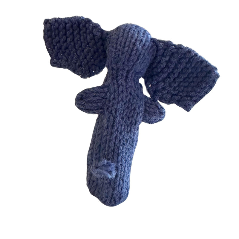 Organic Cotton Finger Puppet - Elephant