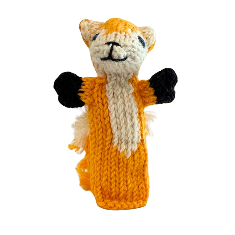 Organic Cotton Finger Puppet - Fox