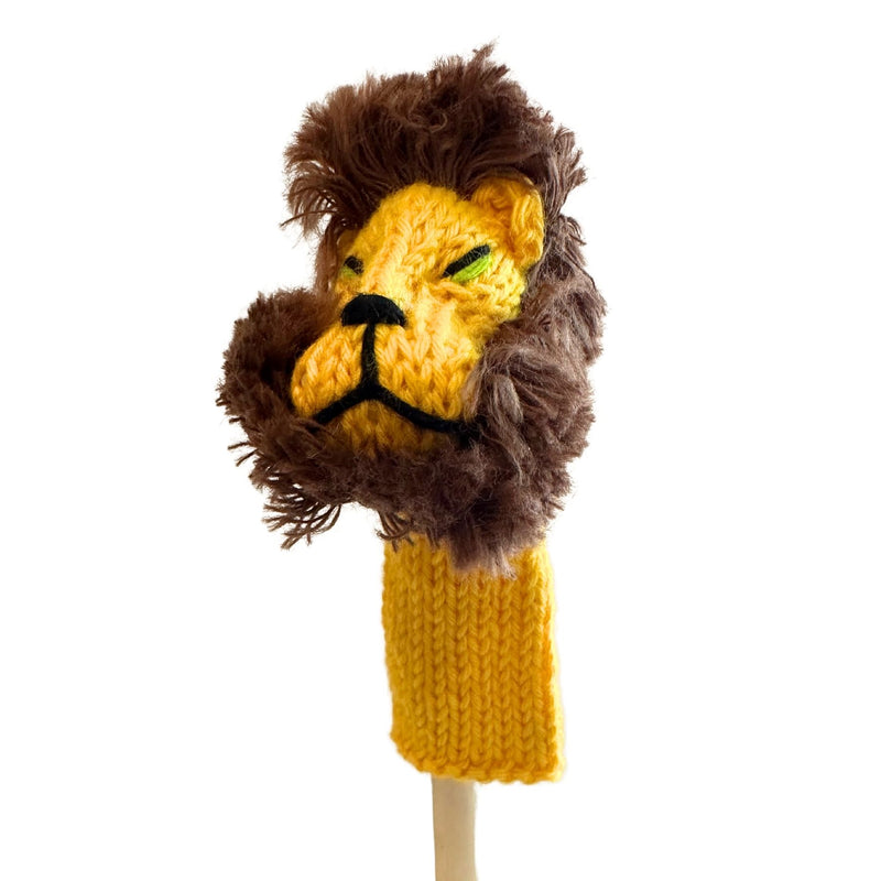 Organic Cotton Finger Puppet - Lion