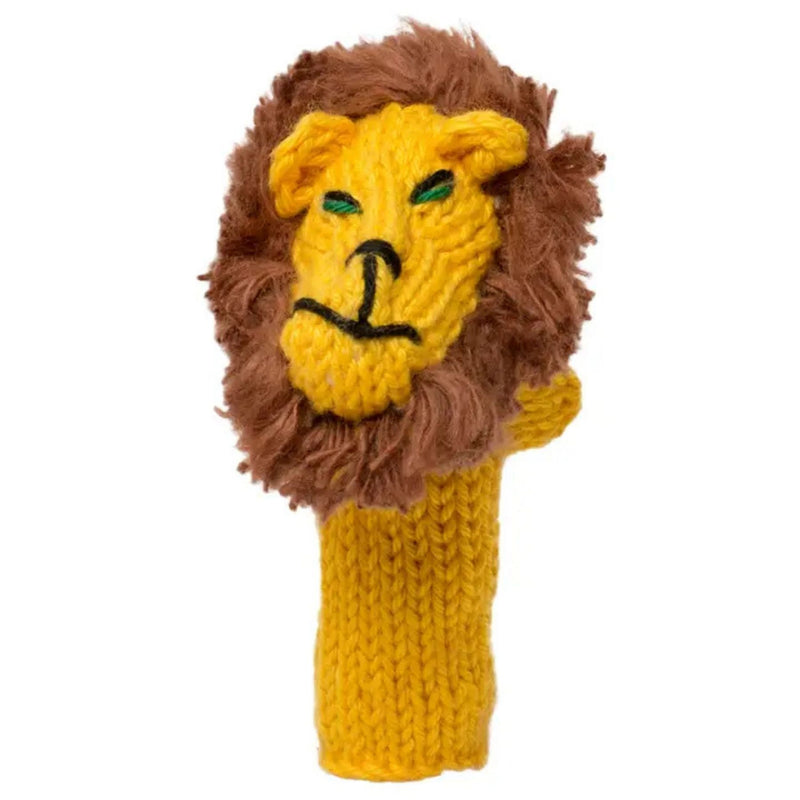 Organic Cotton Finger Puppet - Lion