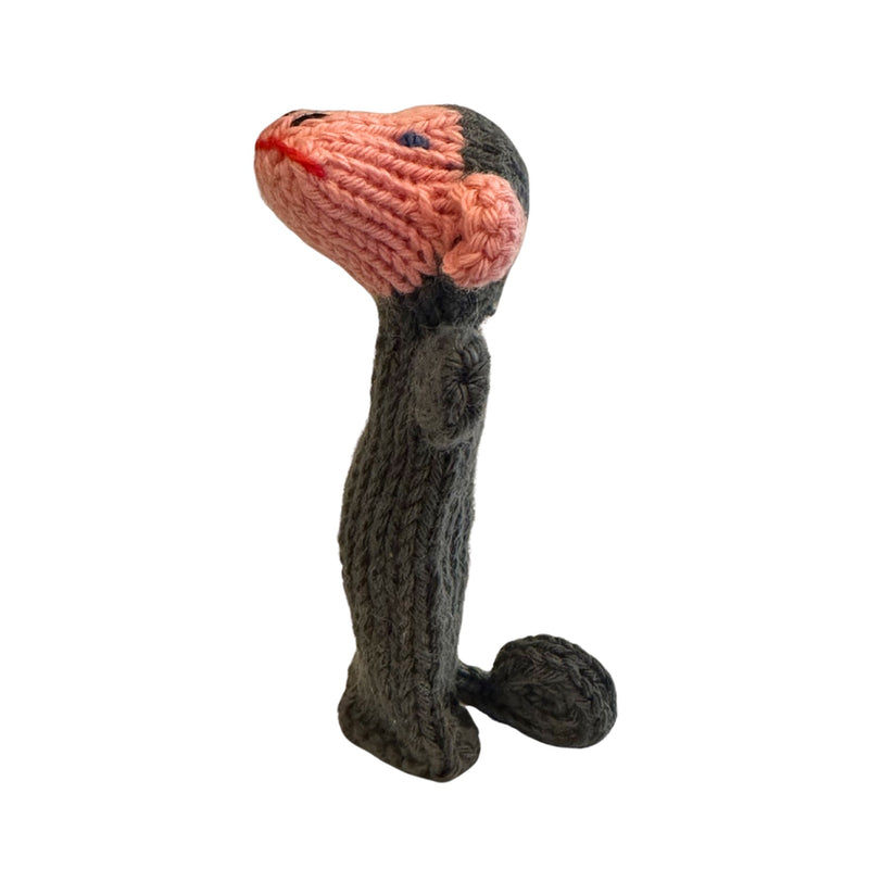 Organic Cotton Finger Puppet - Monkey