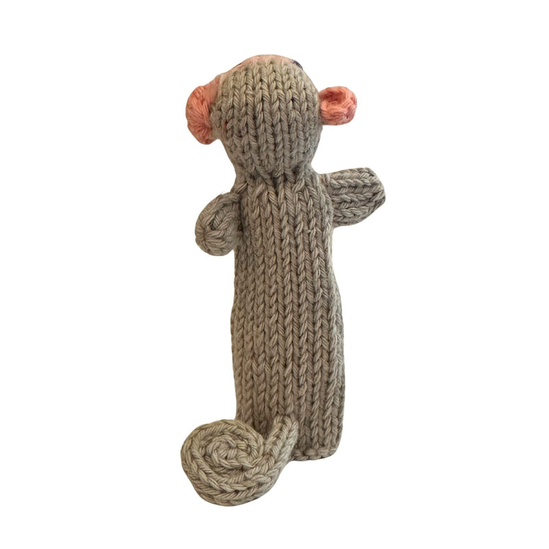 Organic Cotton Finger Puppet - Monkey