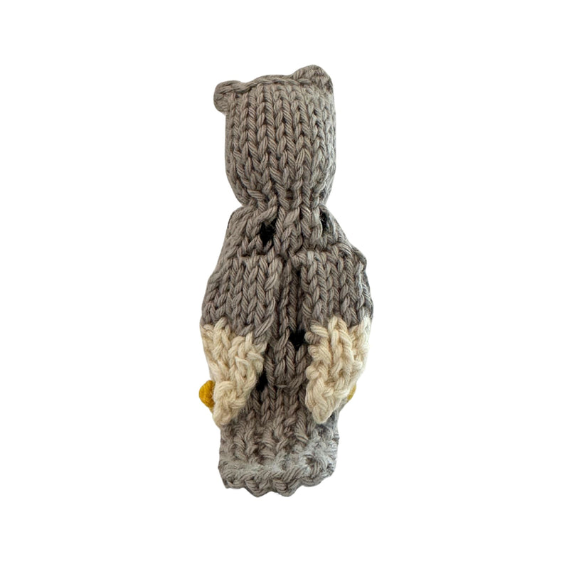Organic Cotton Finger Puppet - Owl
