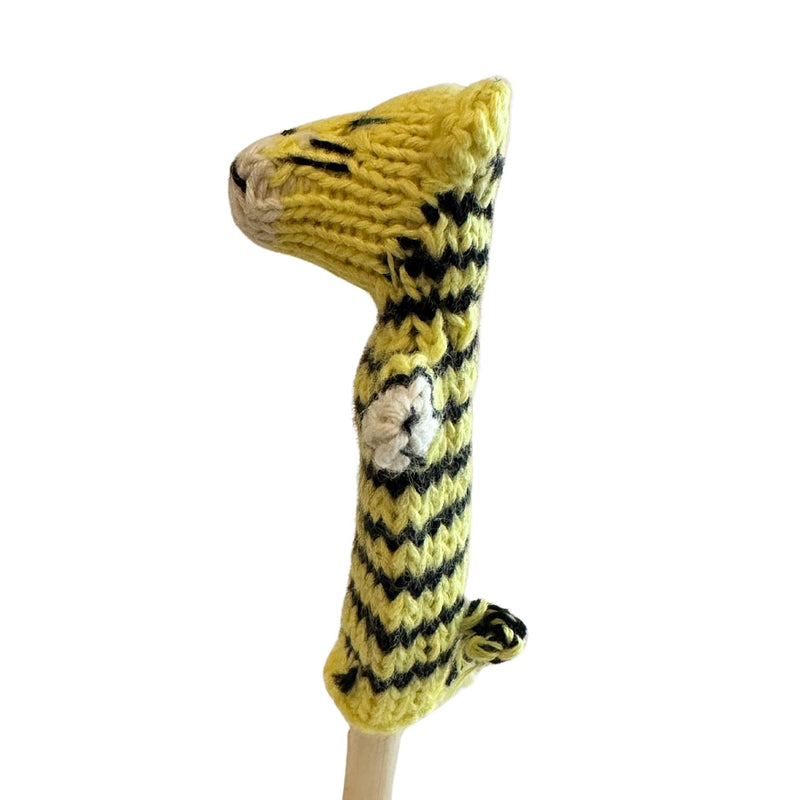 Organic Cotton Finger Puppet - Tiger