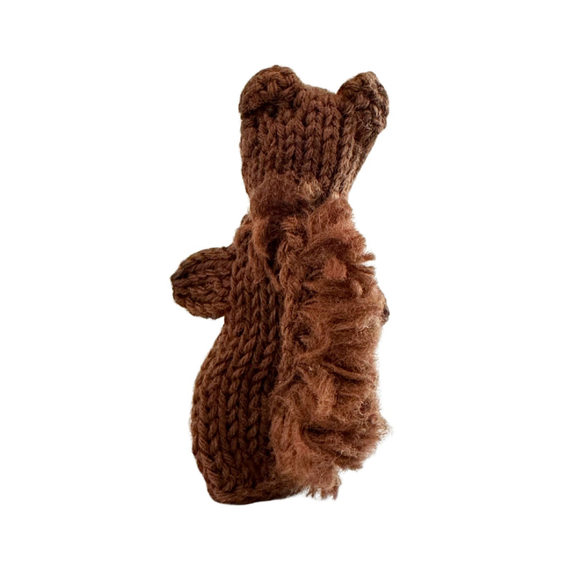 Organic Cotton Finger Puppet - Wolf