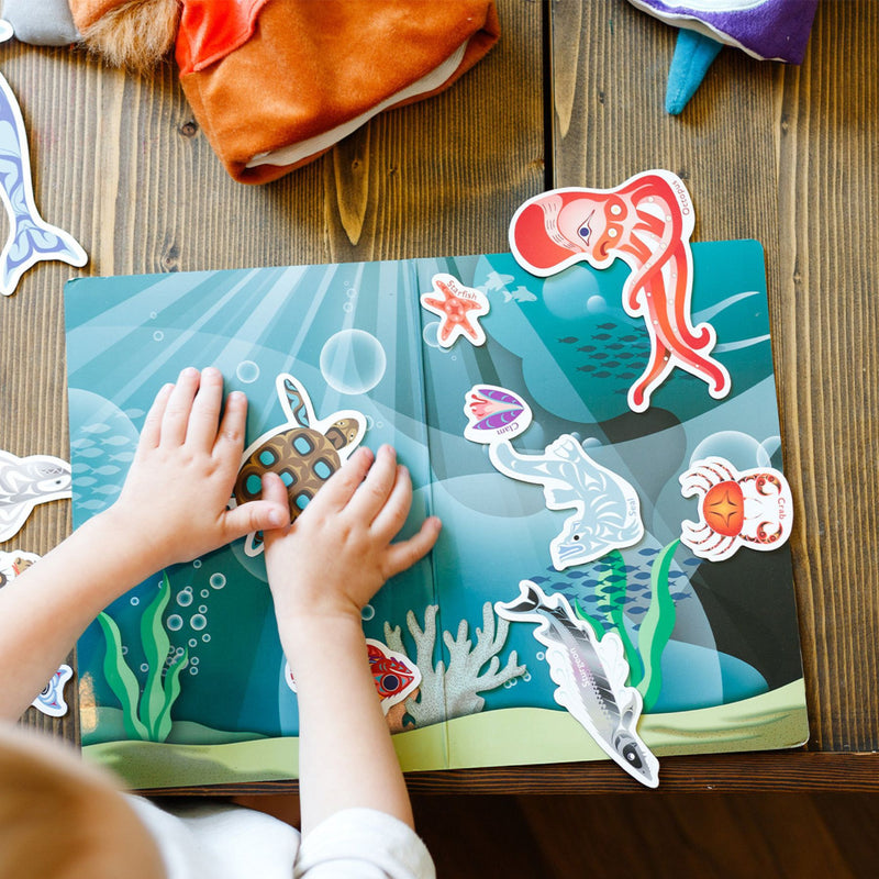 Magnetic Animals with Play Scene