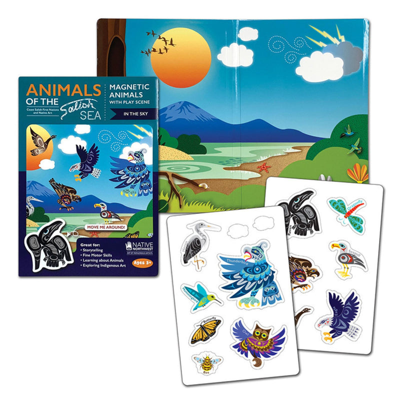 Magnetic Animals with Play Scene